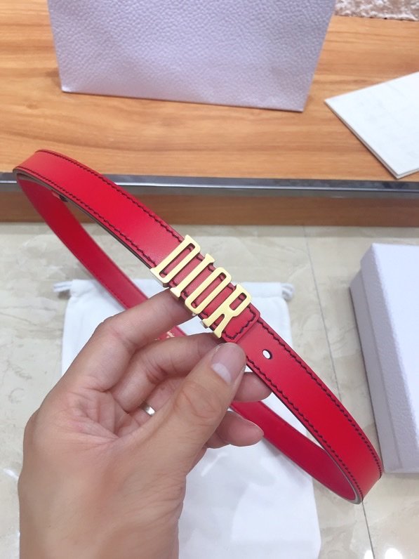 Dior專櫃新款女士腰帶 迪奧經典復古小字母牛皮腰帶  jjp1219